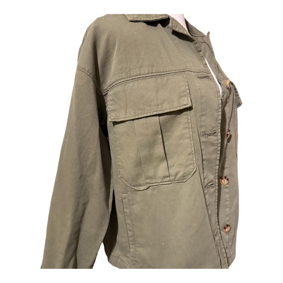 SO Army Green Chore Jacket/Shacket - Picture 5 of 9